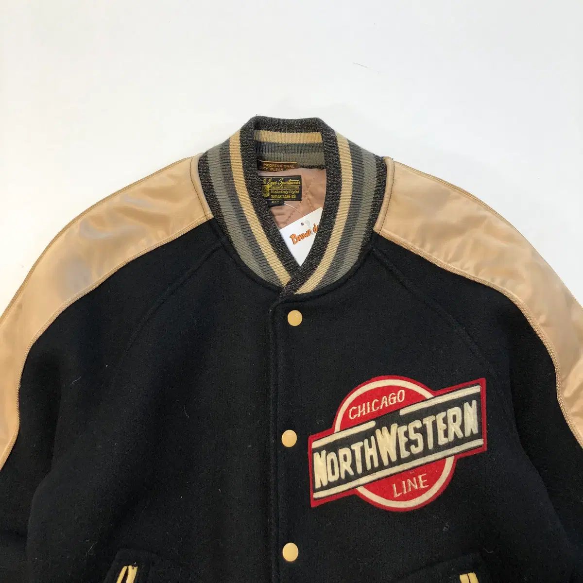 バ*ン様 SUGARCANE　Style Eyes スタジャン 40R STYLE EYES/スタイルアイズ SUGAR CANE St.Louis サテンジャケット