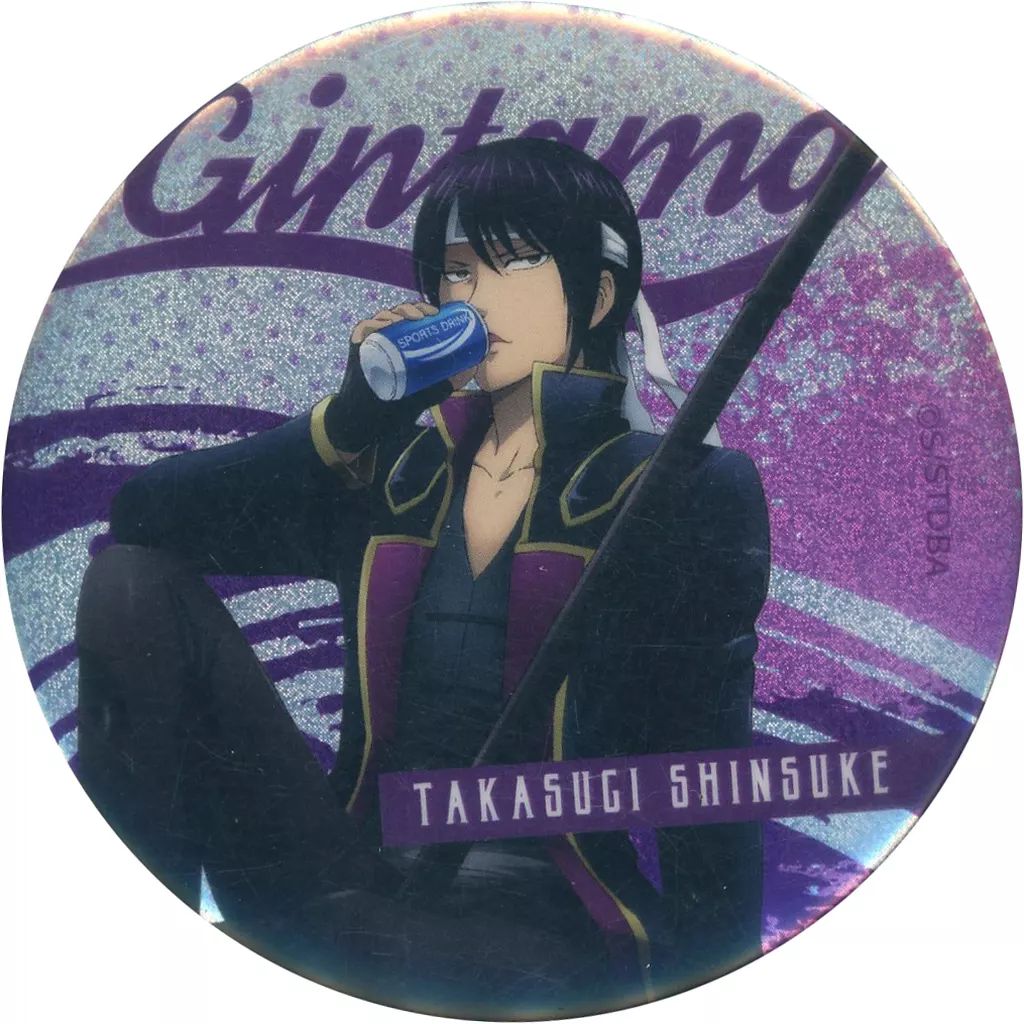 中古】バッジ・ピンズ 高杉晋助(攘夷志士) 「銀魂 きらきら缶バッジ