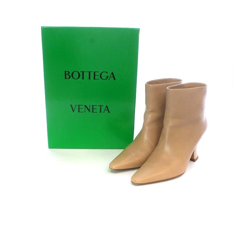 BOTTEGA VENETA ベージュ ショートブーツ BOTTEGA VENETA ベージュ ショートブーツ