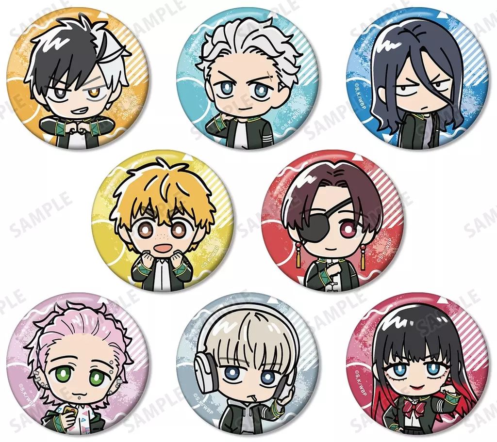 中古】バッジ・ビンズ 全8種セット 「WIND BREAKER トレーディング