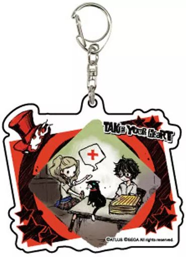 中古】キーホルダー・マスコット(キャラクター) 高巻杏＆主人公