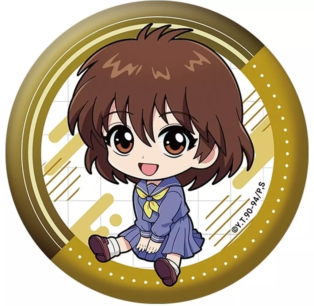 中古】バッジ・ビンズ 雪村螢子 ぺたん娘缶バッジ 「幽☆遊☆白書