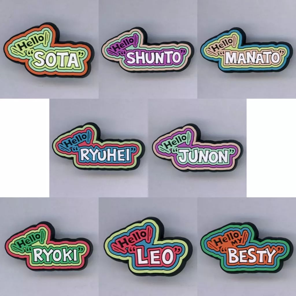 Hello My Besty シリコンピンズ8個セット バッジ・ピンズ 全8種セット BE：FIRST HELLO MY BESTY シリコンピンズ