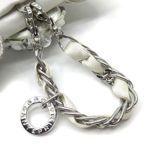 極美品✨アンテプリマ ガーラグリッター チャーム シルバー リボン パール ANTEPRIMA - アンテプリマ ガーラ リボン フラワー バッグチャーム