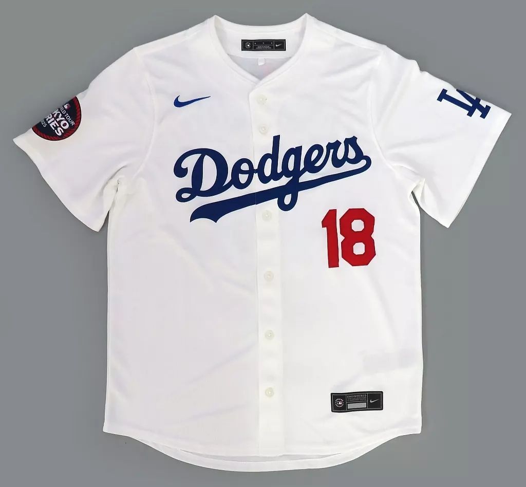 中古】衣料雑貨 山本由伸#18(ロサンゼルス・ドジャース) ナイキ