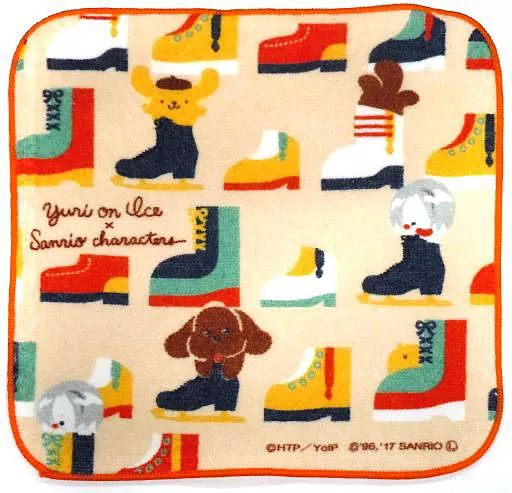 中古】タオル・手ぬぐい(キャラクター) ヴィクトル×ポムポムプリン