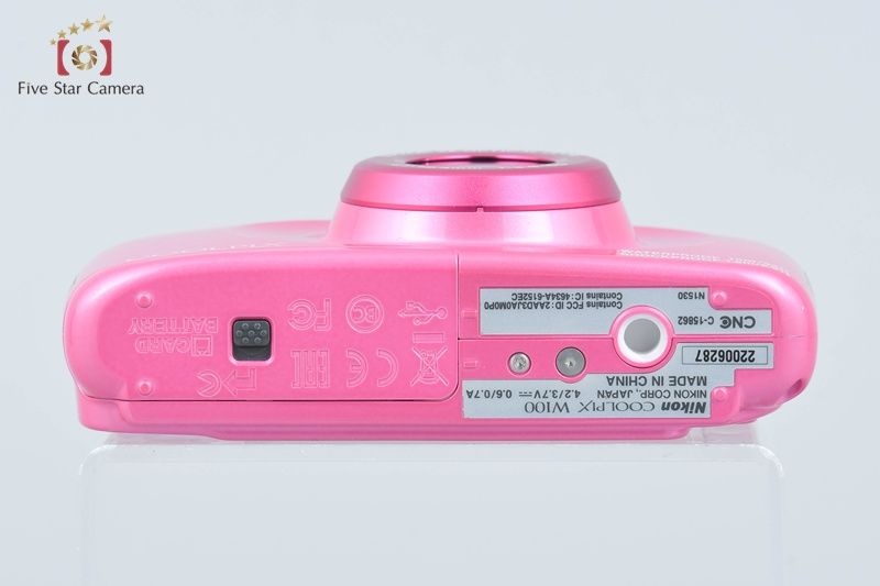 中古】Nikon ニコン COOLPIX W100 ピンク コンパクトデジタルカメラ 元 