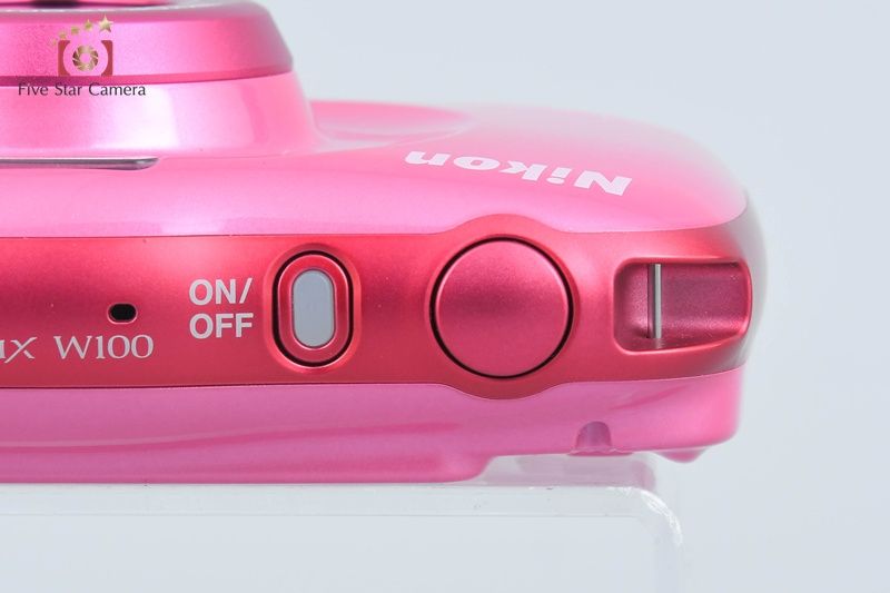 中古】Nikon ニコン COOLPIX W100 ピンク コンパクトデジタルカメラ 元