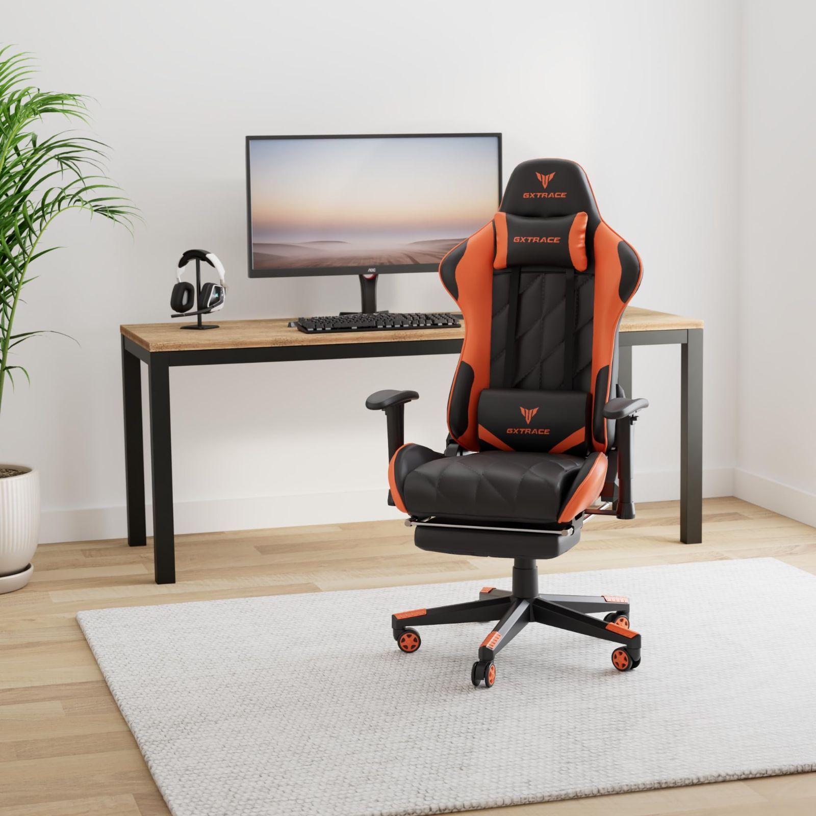 オットマン付き 人間工学