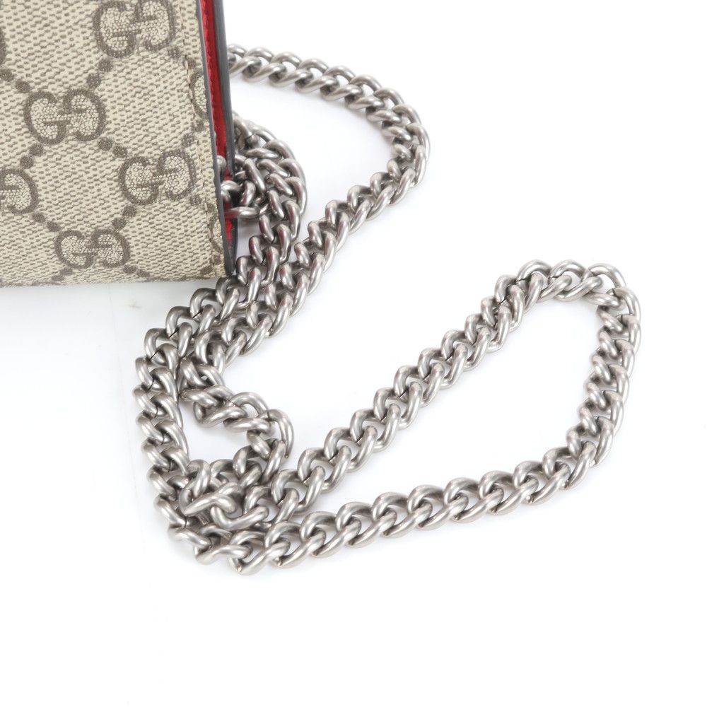 極美品 グッチ ディオニュソス GG スプリーム 斜め掛け チェーン