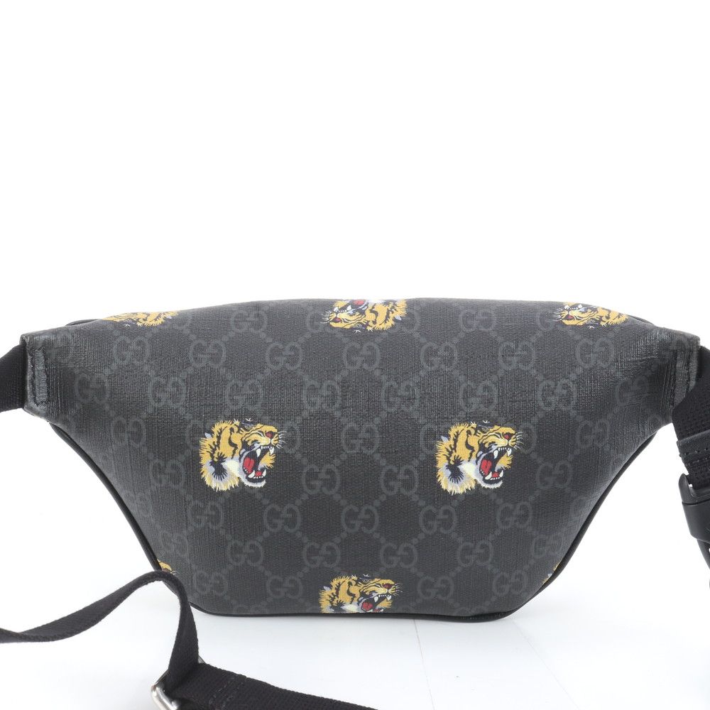 極美品 グッチ GG スプリーム タイガー プリント 虎 675181 レザー