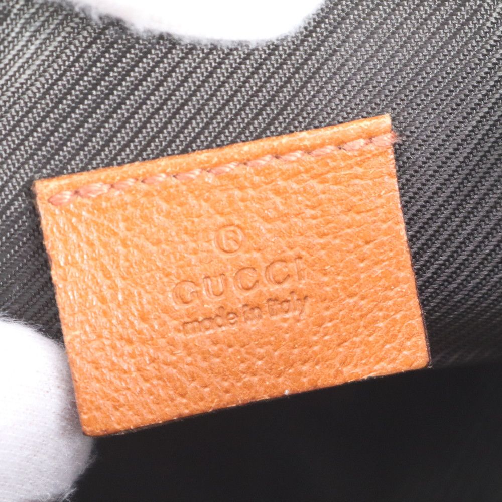 美品 グッチ GG キャンバス アクセサリーポーチ 103399 レザー 