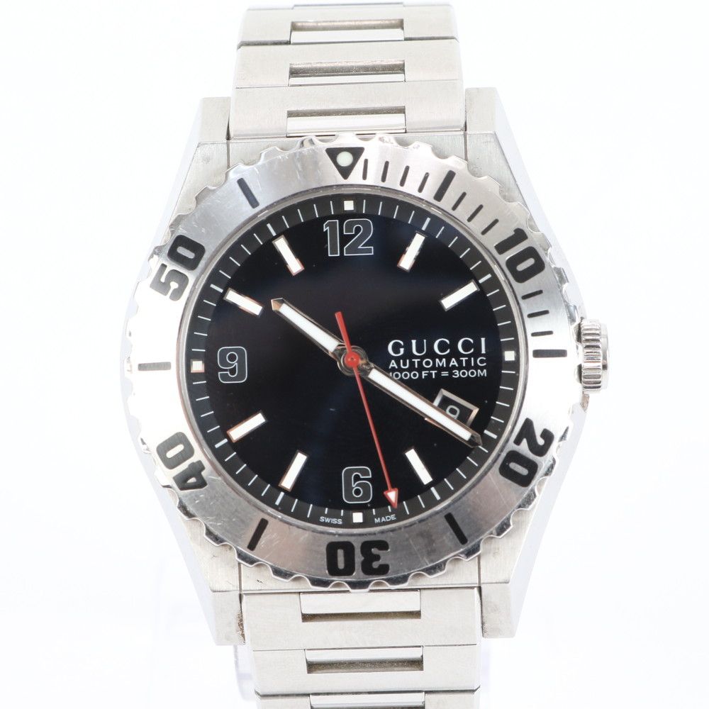 グッチ パンテオン デイト 115 2 腕時計 ダイバーズ ウォッチ 自動巻き 115 2 メンズ RWE DJ26 9