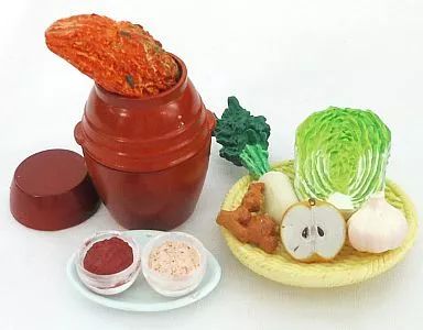 中古】食玩 トレーディングフィギュア オモニの味[キムチ作り体験 