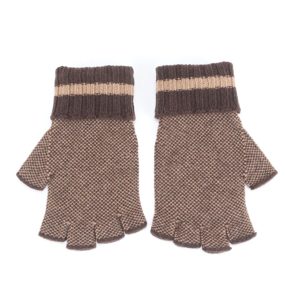 極美品 グッチ GG カシミヤ フィンガーレス グローブ 手袋 アーム