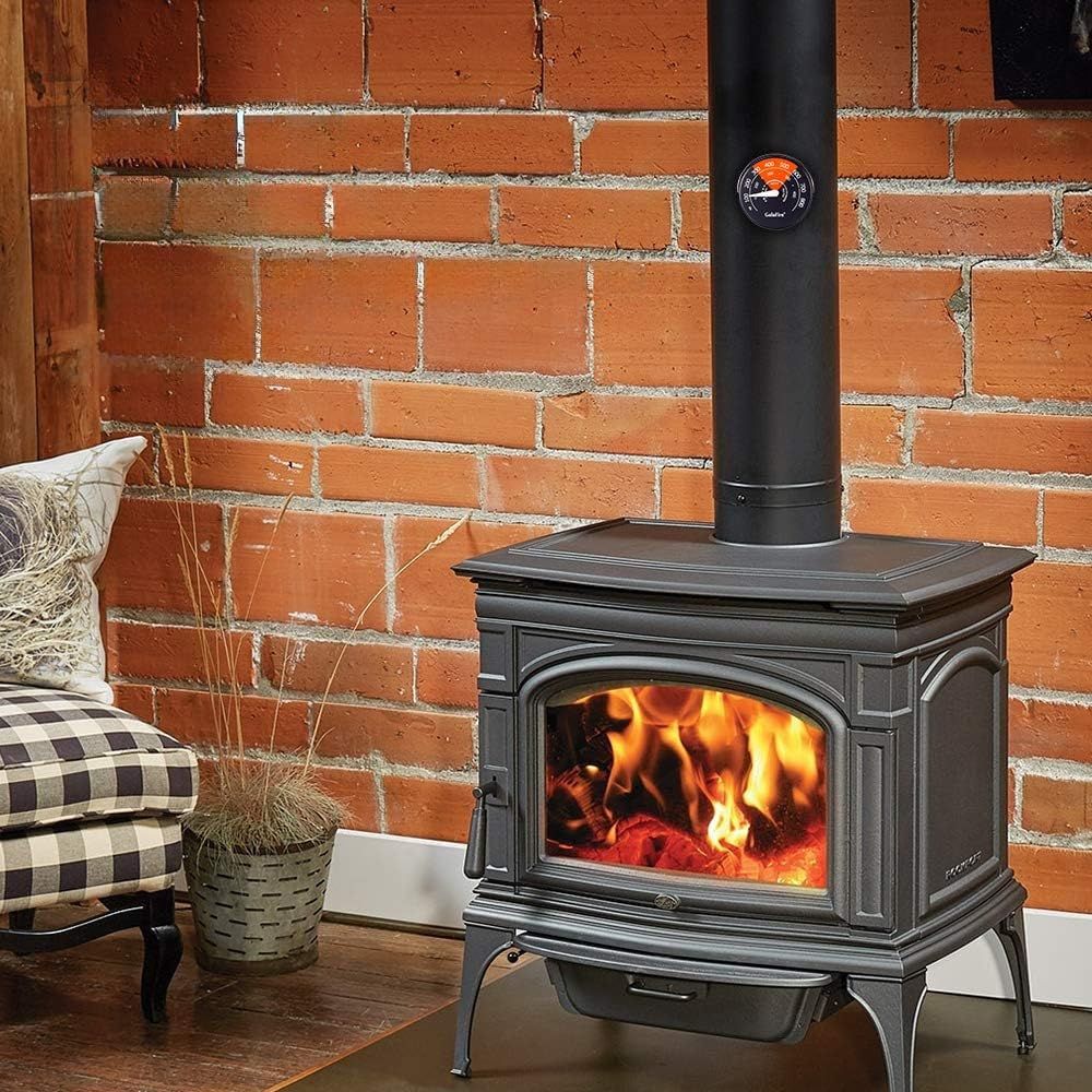 マグネット式ストーブ温度計 オーブン温度メーター 薪ストーブ/ガス