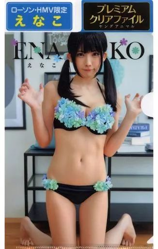 えなこローソン限定　プレミアムクリアファイル全2種　ヤングアニマル☆ 20セット えなこ ローソン限定クリアファイル全2種&通常付録 ヤングアニマル17号