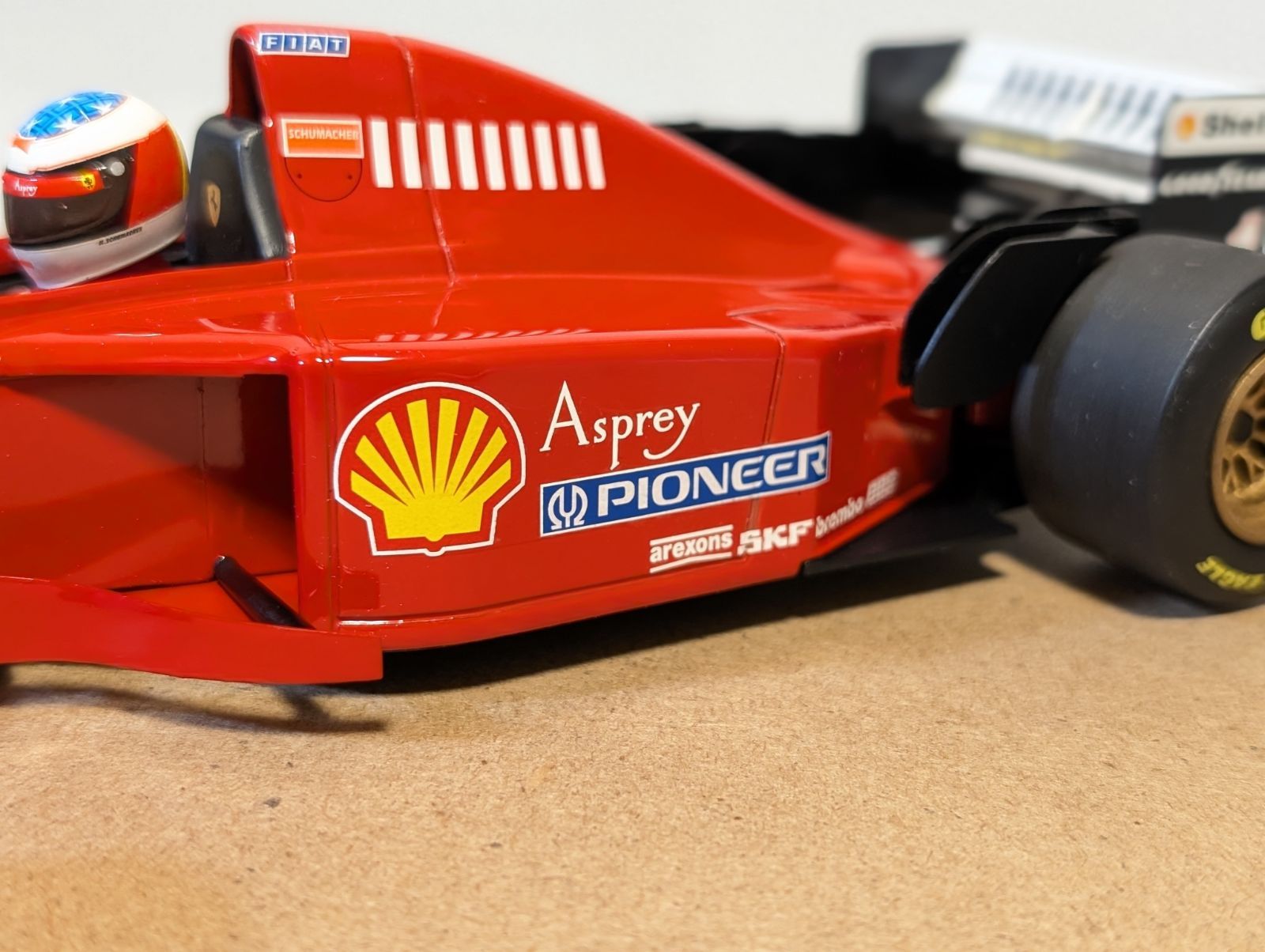 ミハエルシューマッハ F1 フェラーリ ミニカー ミニチャンプス