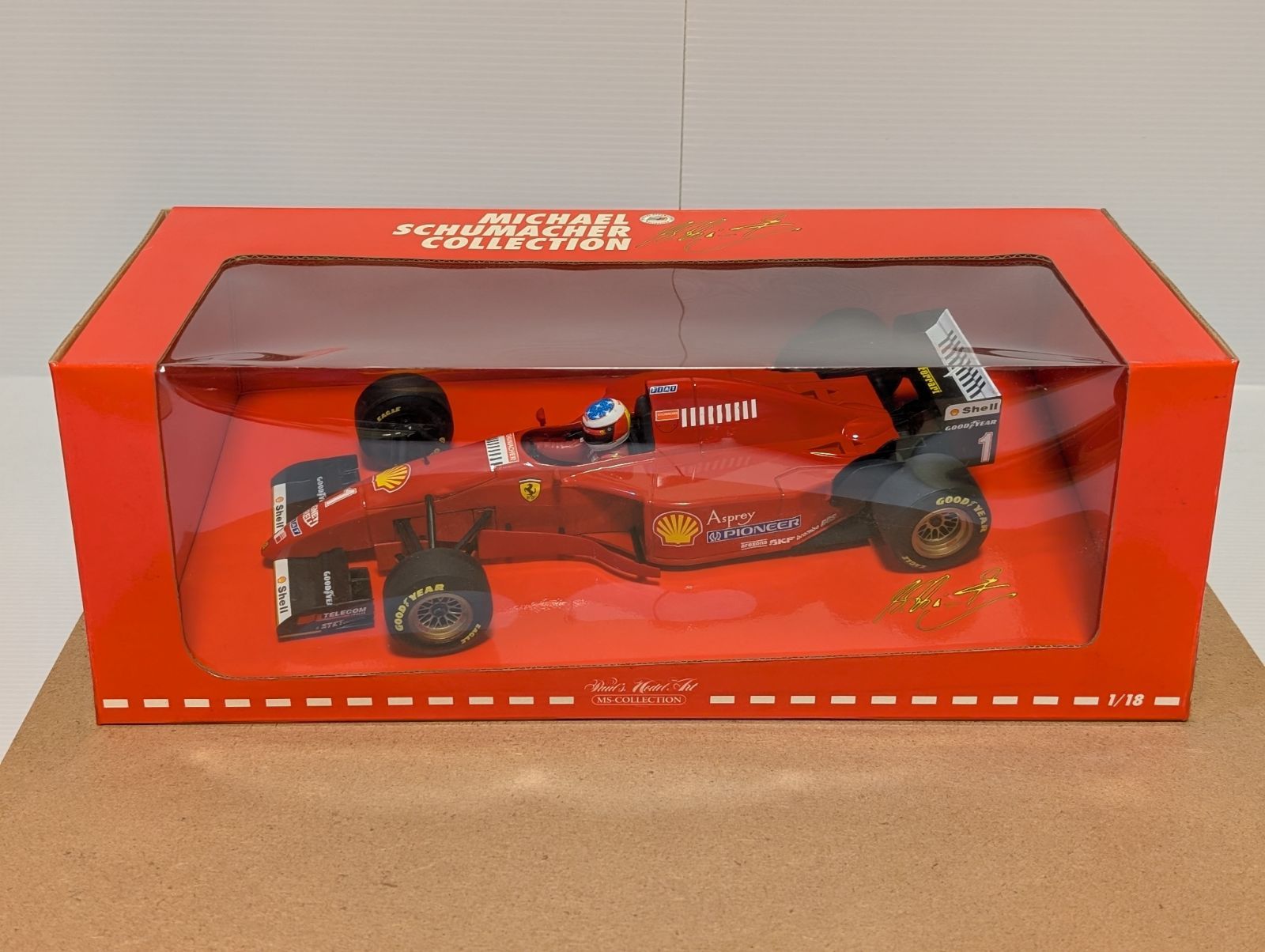 ミハエルシューマッハ F1 フェラーリ ミニカー ミニチャンプス