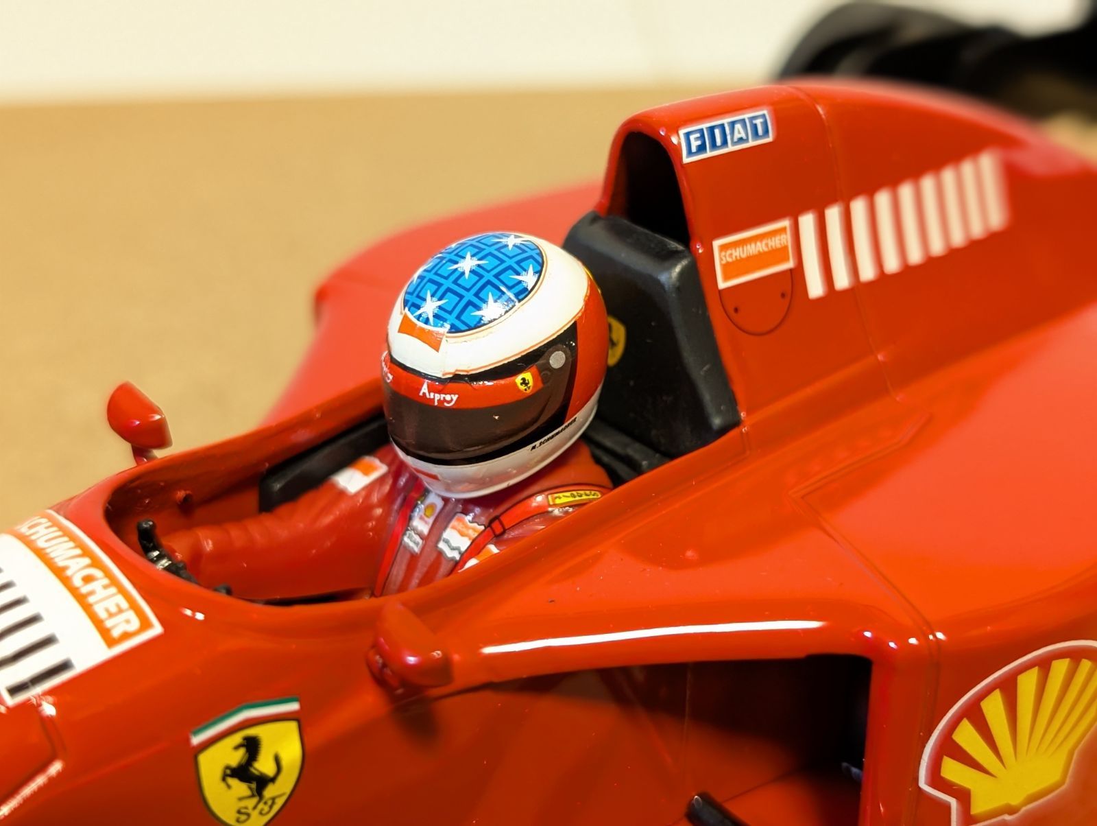 ミニチャンプス1/18フェラーリ412T2ミハエル・シューマッハ - メルカリ