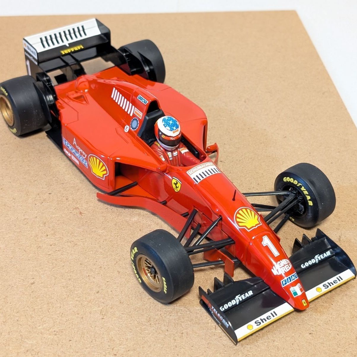 ミニチャンプス1/18フェラーリ412T2ミハエル・シューマッハ - メルカリ