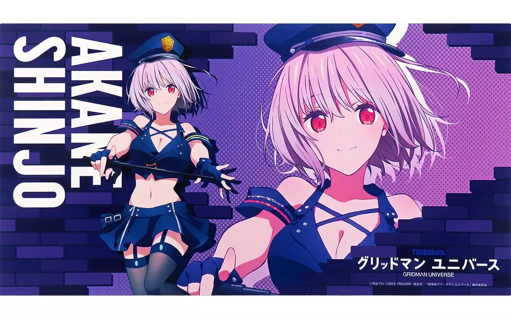 中古】デスクマット 新条アカネ ラバーデスクマット アメリカンポリス