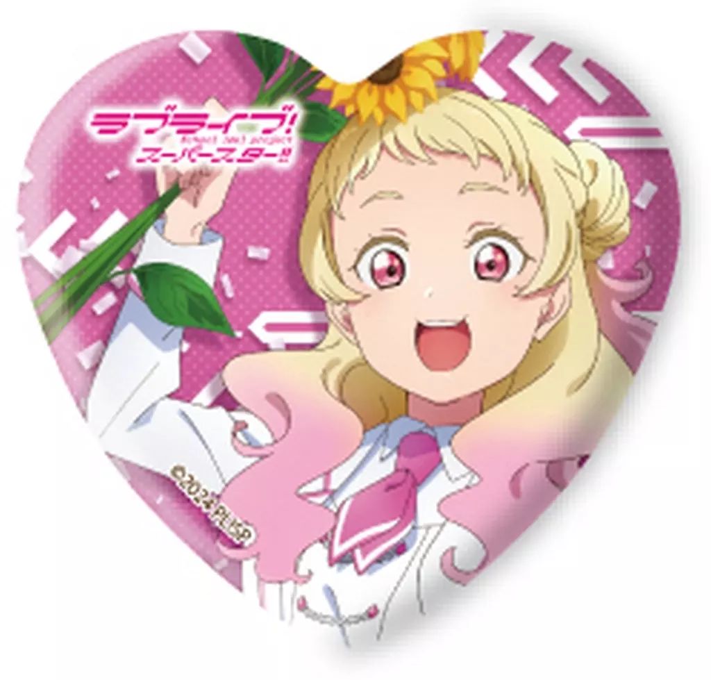 中古】バッジ・ビンズ 鬼塚夏美 「ラブライブ!スーパースター!! ハート