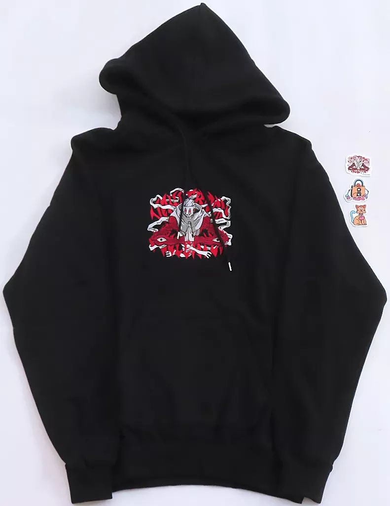 アウターウェア ASURA 鬼神阿修羅 HOODIE フーディ ブラック XLサイズ ソウルイーター×VAULTROOM