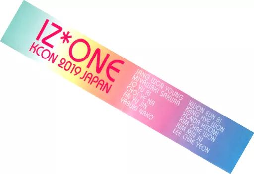 中古】タオル・手ぬぐい(女性) IZ*ONE マフラータオル 「KCON 2019