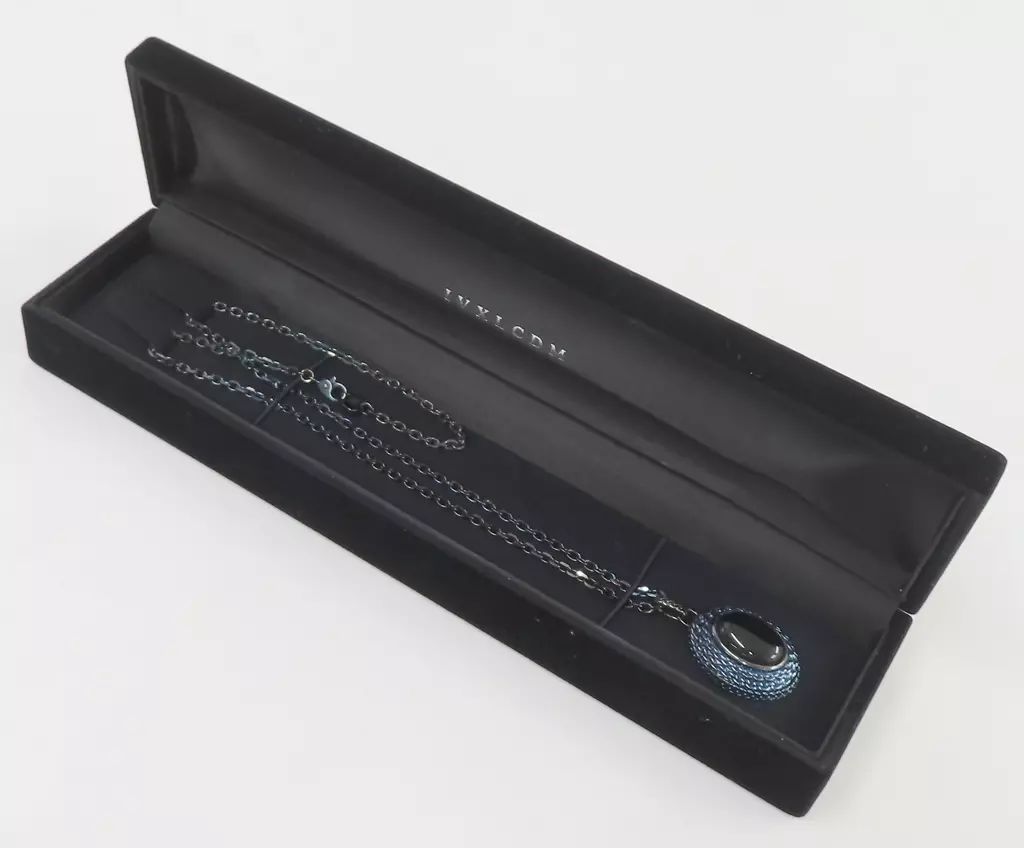 銀製品 指輪 アクセサリー SUGIZO ブラック チェーンペンダント DIFFUSION ONYX MODEL IVXLCDM