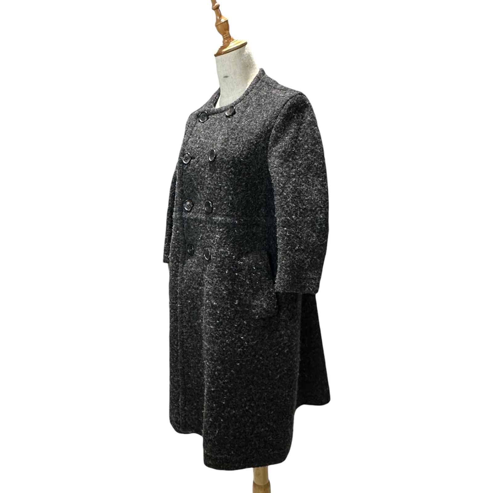 ノーカラーウールコート トリコ コムデギャルソン tricot COMME des GARCONS(トリココムデギャルソン) 14AW Brushed Wool