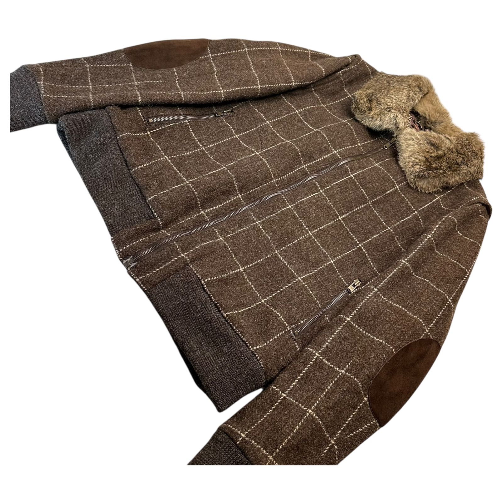 NUMBER (N)INE(ナンバーナイン) 02AW George Period Rabbit Fur Trim