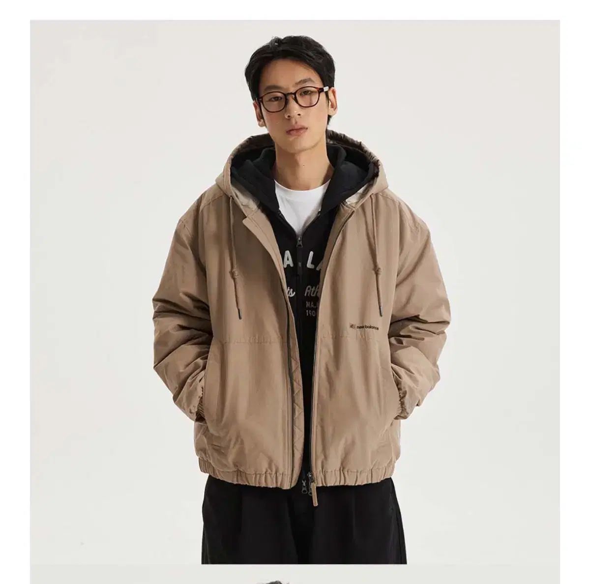 ニューバランス フード ダウン ジャケット mサイズ - メルカリ