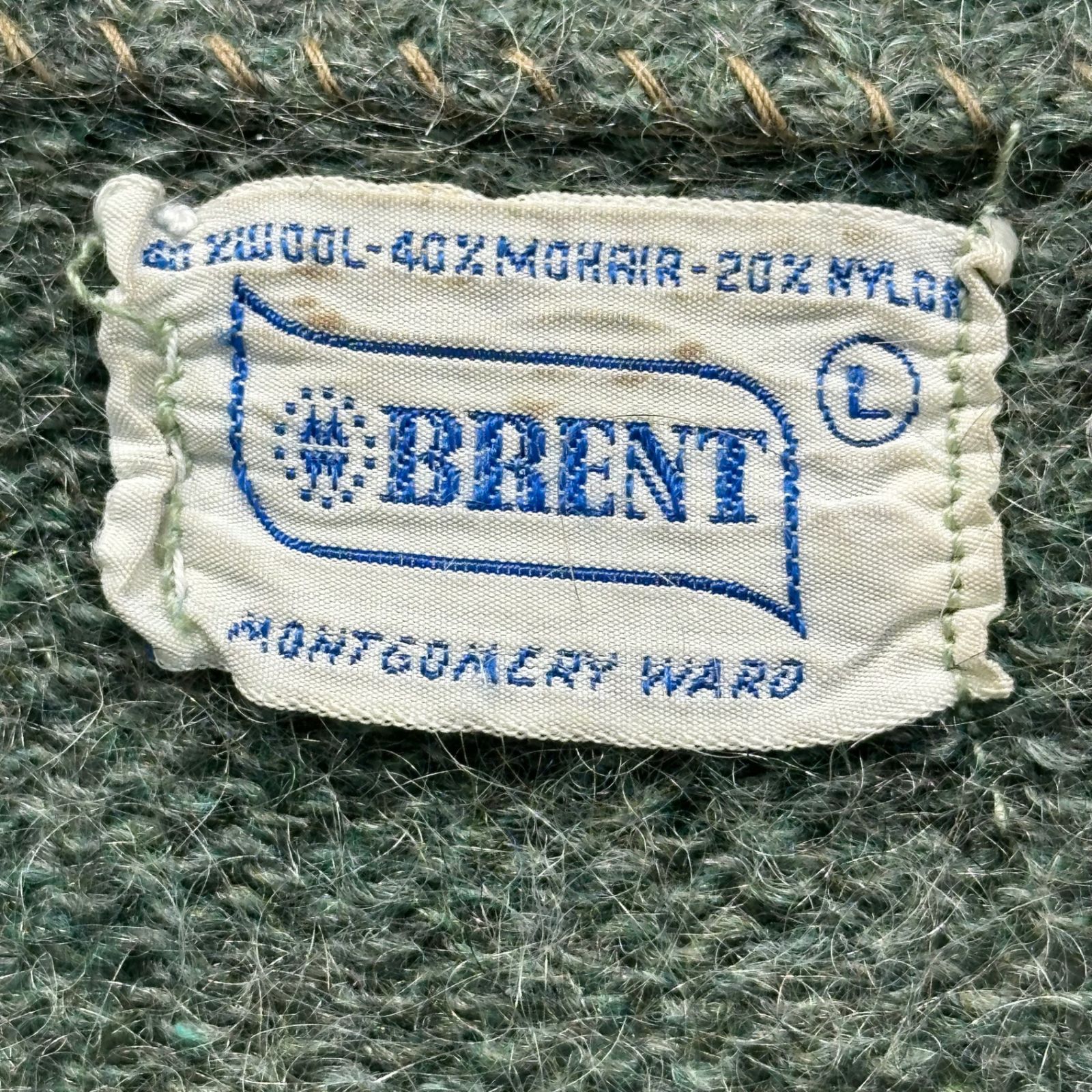 BRENT(ブレント) 60's Shaggy Mohair Cardigan シャギー モヘア