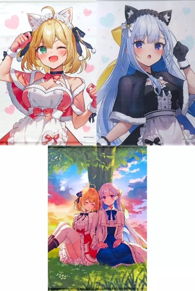 タペストリー 全3種セット B 2タペストリー くじ引き堂 転生王女と天才令嬢の魔法革命 原作5周年記念オンラインくじ A賞