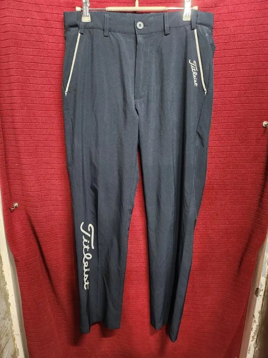 31-32 タイトリスト メンズ ゴルフ 밴딩 ズボン ネイビー