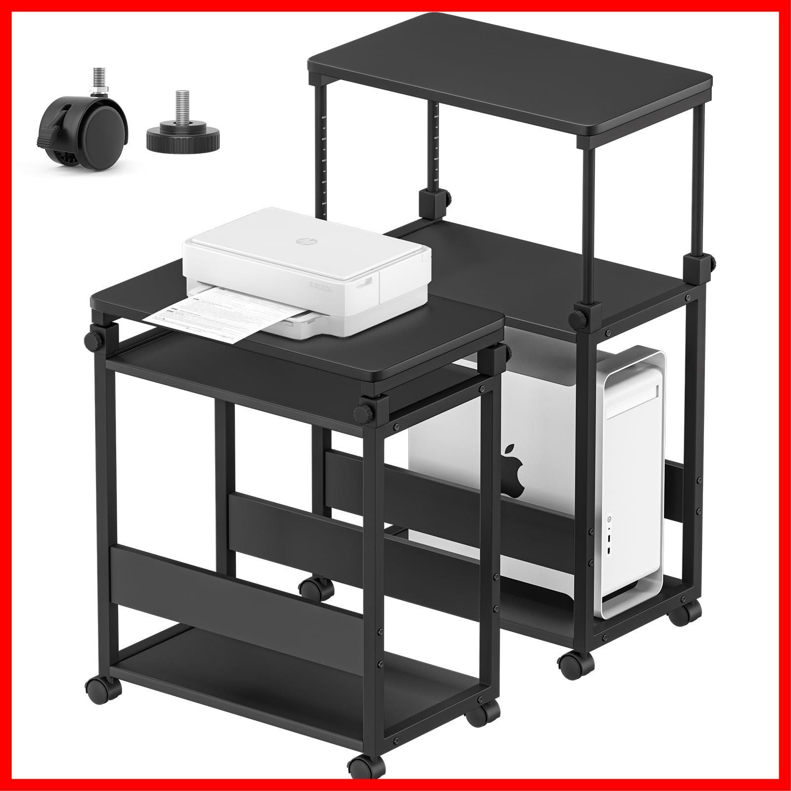 特価商品】DAIWIN パソコンワゴン pcラック 昇降式 幅35×奥行60×高さ67