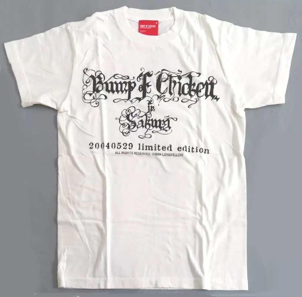中古】Tシャツ(男性アイドル) BUMP OF CHICKEN Tシャツ ホワイト S