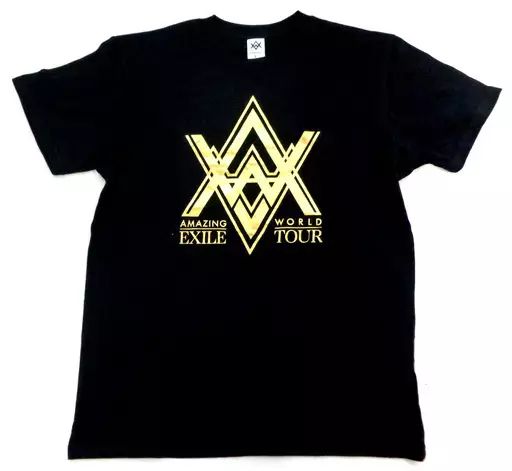 EXILE AMAZING WORLD TOUR サイン入り 中古】Tシャツ(男性アイドル) EXILE AMAZING WORLD ツアーTシャツ