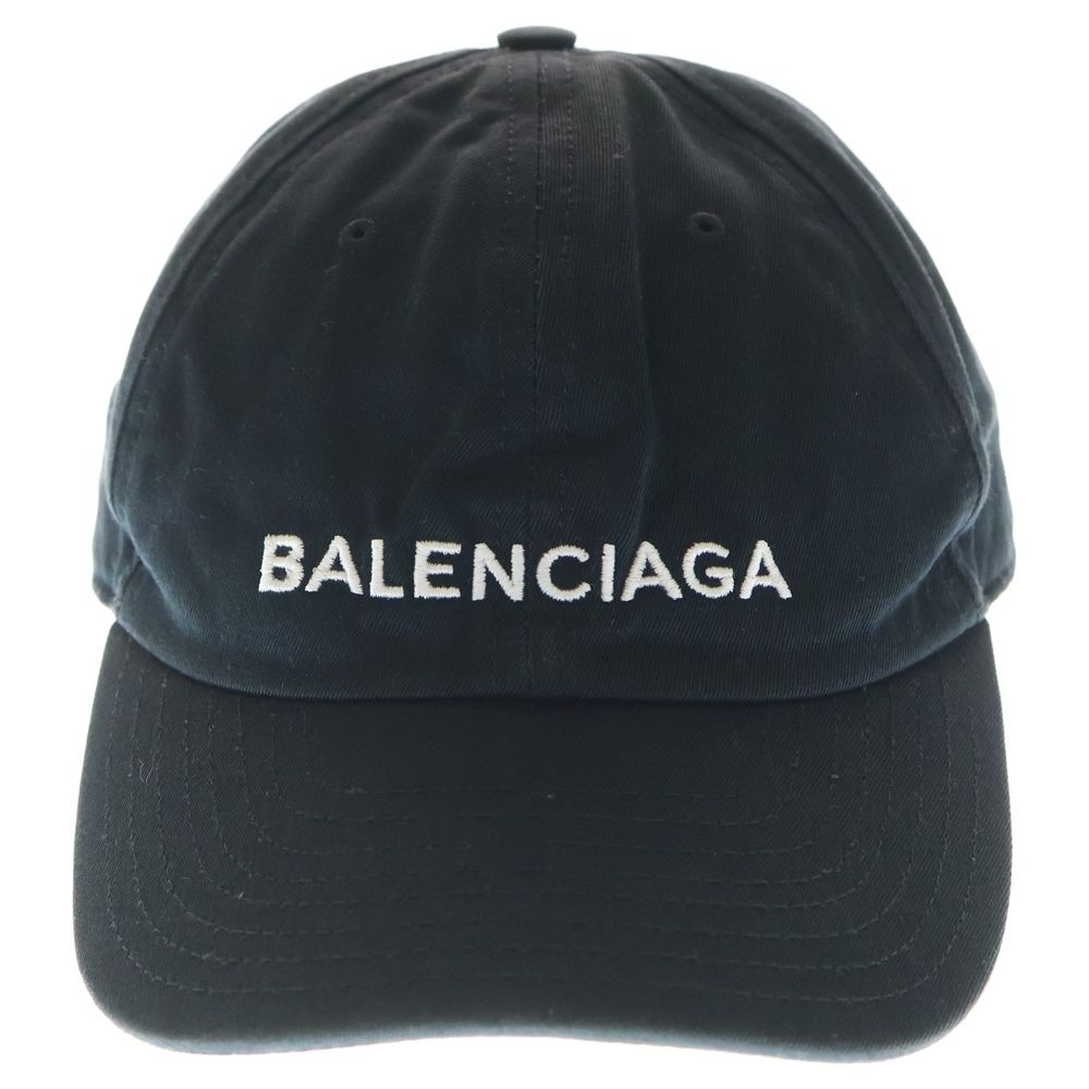 BALENCIAGA (バレンシアガ) ロゴ刺繍 6パネル ベースボールキャップ