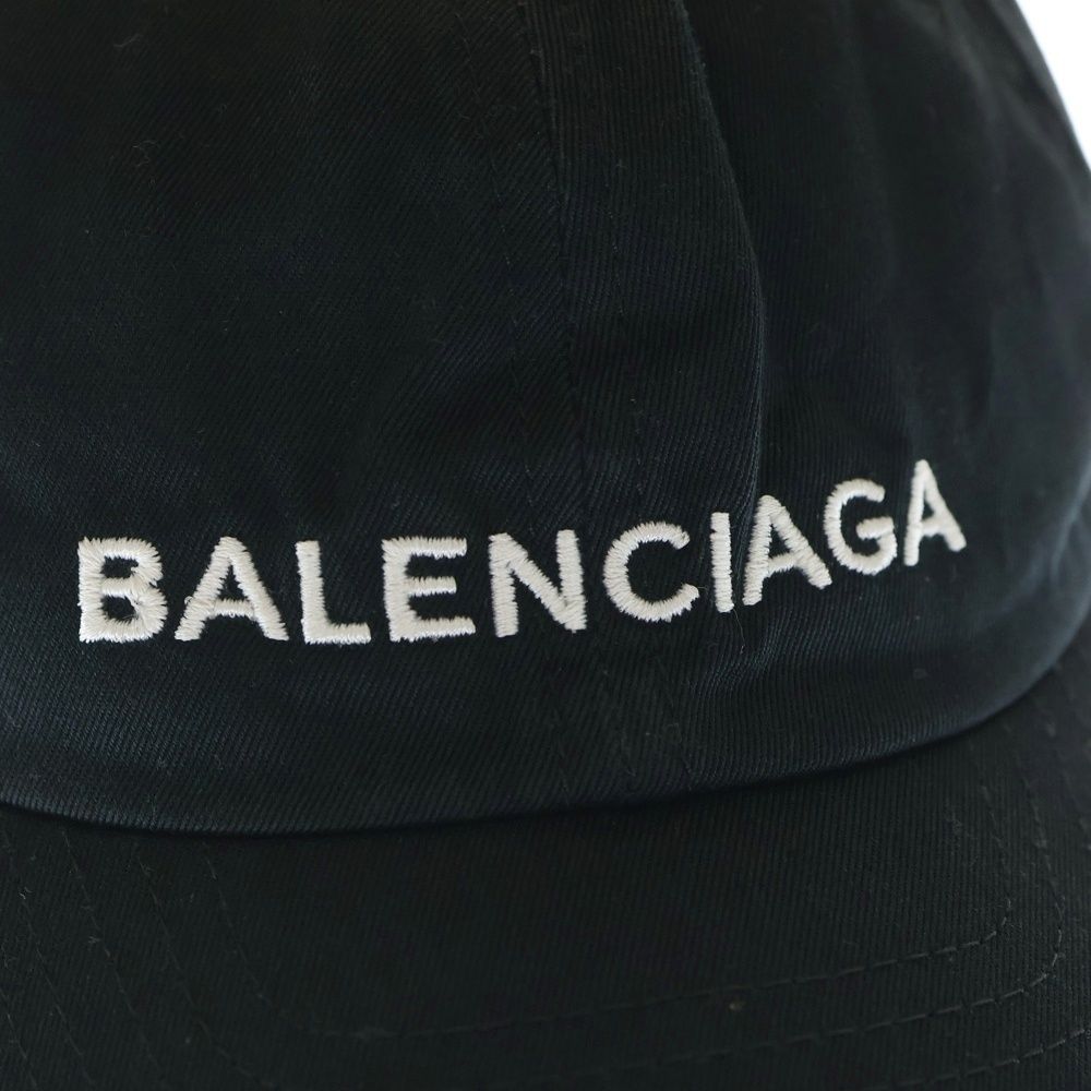 BALENCIAGA (バレンシアガ) ロゴ刺繍 6パネル ベースボールキャップ