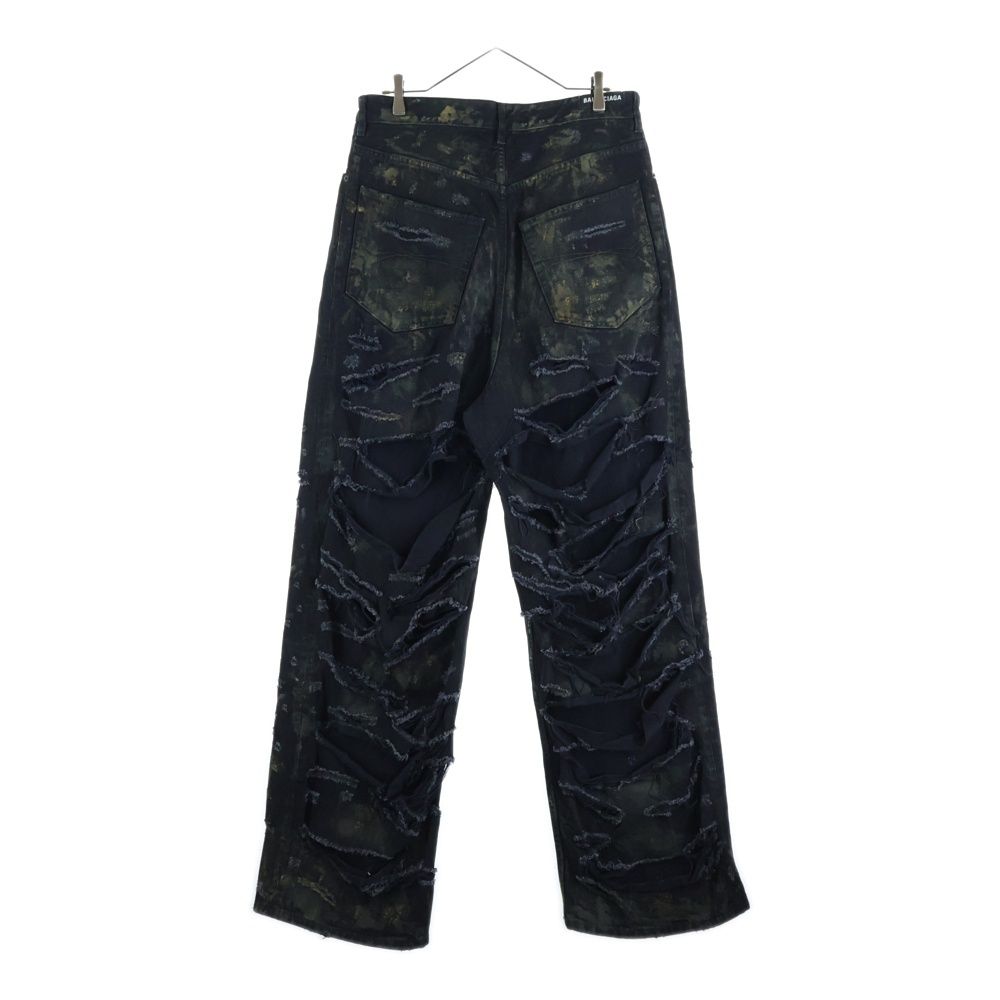 BALENCIAGA (バレンシアガ) 23SS スーパーデストロイ バギーデニム 