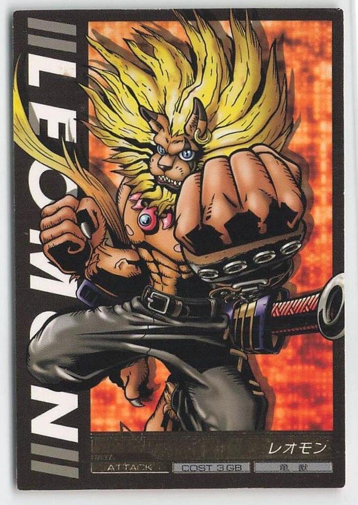 Digimon Jintrix [Part 1] 01-009/120 Leomon Queen Rare