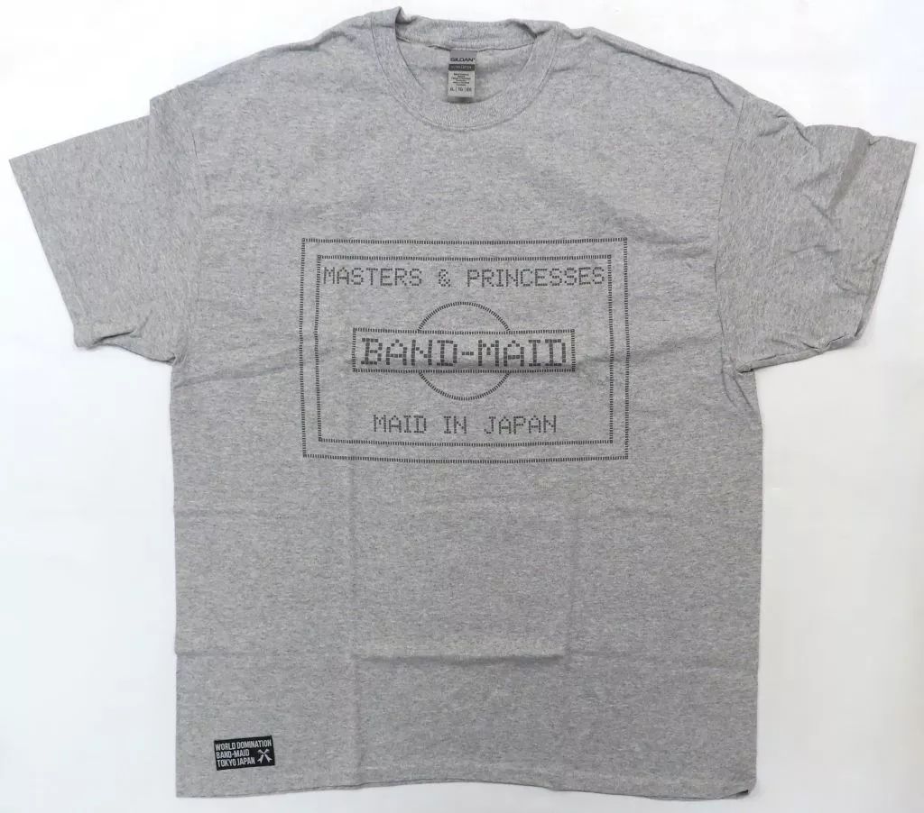 中古】Tシャツ BAND-MAID MIJ-T(Tシャツ) グレー XLサイズ 「BAND-MAID