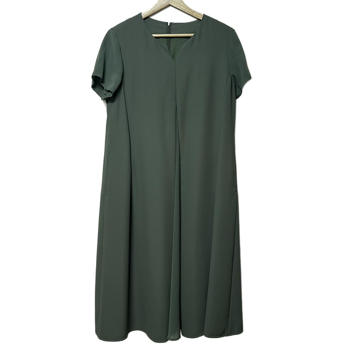 Leilian(レリアン) ワンピース サイズ11 M レディース - モスグリーン