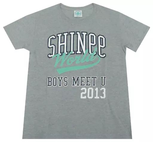 中古】Tシャツ(男性アイドル) SHINee Tシャツ グレー Lサイズ 「JAPAN