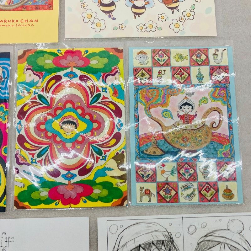 16種セット】【未使用品】ちびまる子ちゃん 原画 ポストカード ハガキ