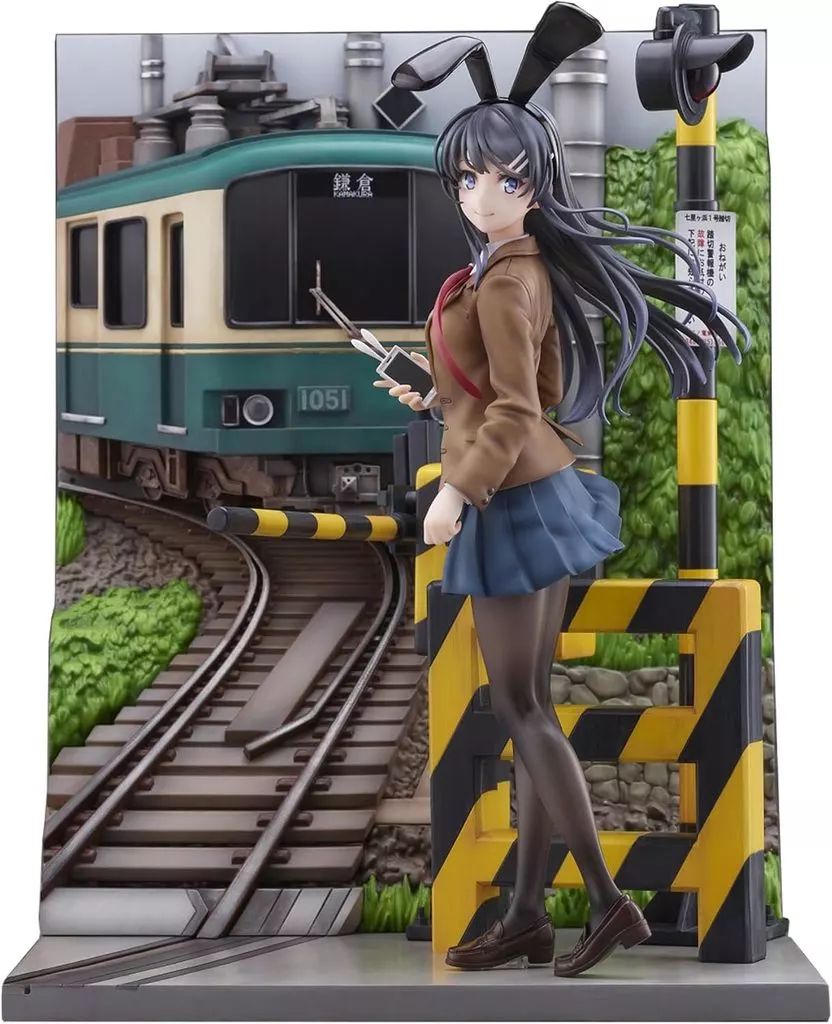 中古】フィギュア 桜島麻衣 -江ノ電 Ver.- 「青春ブタ野郎はバニー