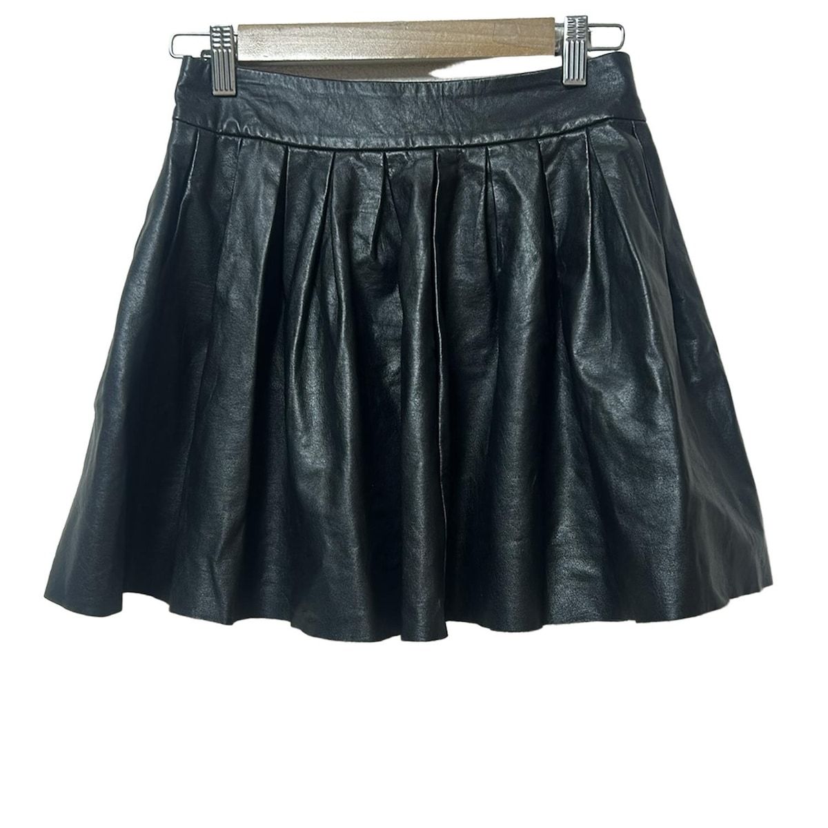 alice+olivia(アリスオリビア) ミニスカート レディース - 黒 レザー