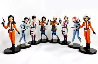 中古】トレーディングフィギュア 全8種セット 「ウルトラヒロイン 空想